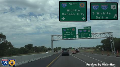 I 35 Kansas Turnpike Nb Oklahoma Border To Ottawa Ks Us 59 Youtube
