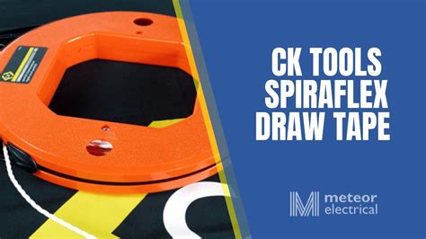 Ck Tools Spiraflex Draw Tape Features Of Spiraflex Draw Cable Youtube