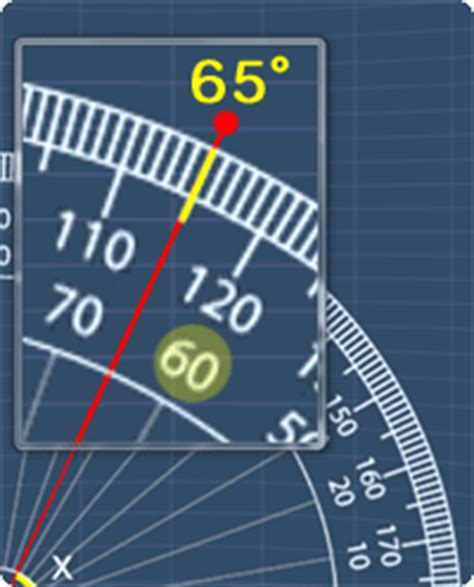 While most likely to be encountered in the context of coordinate objects, angle objects can also be used on their own wherever a representation of an angle is needed. Math Expression: Using Protractor Practice Question
