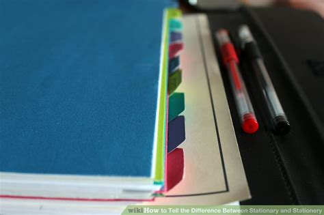 How To Tell The Difference Between Stationary And Stationery