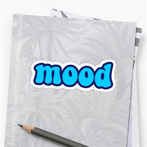 Mood Sticker Sticker By Margaretmalone Redbubble