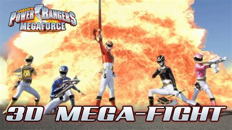 Power Rangers Megaforce 3ds 3d Mega Fight Trailer Youtube