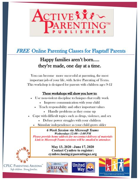 CPLC Parenting Arizona special online Active Parenting of ...