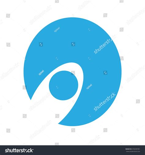 Blue Circle Logo Vector Design Element Vector De Stock Libre De Regalías 376599781 Shutterstock