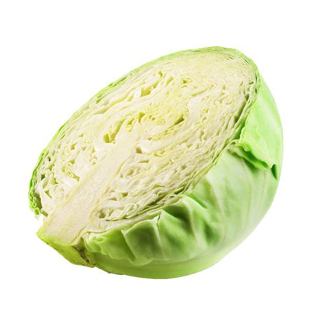 Green Half Cabbage Transparent Png Png Mart