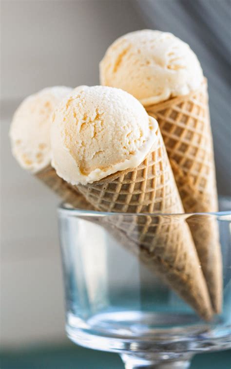 Healthy vegan ice cream made with almond milk, strawberries, bananas, and vanilla. Healthy Vanilla Protein Ice Cream Recipe | Sugar Free Ice ...