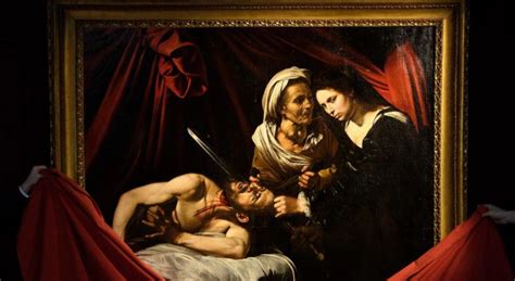 Rare Painting Bears Striking Resemblance To Caravaggios Beheading Of