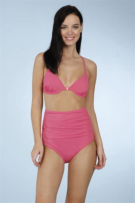 Buy Front Closure Racerback Bikini Top Fandango Pink Color Swimwear Amanté