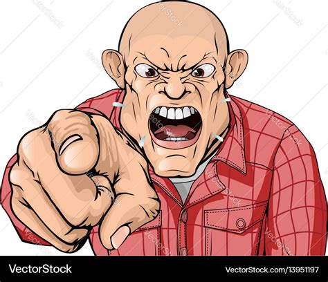 Angry Man Cartoon