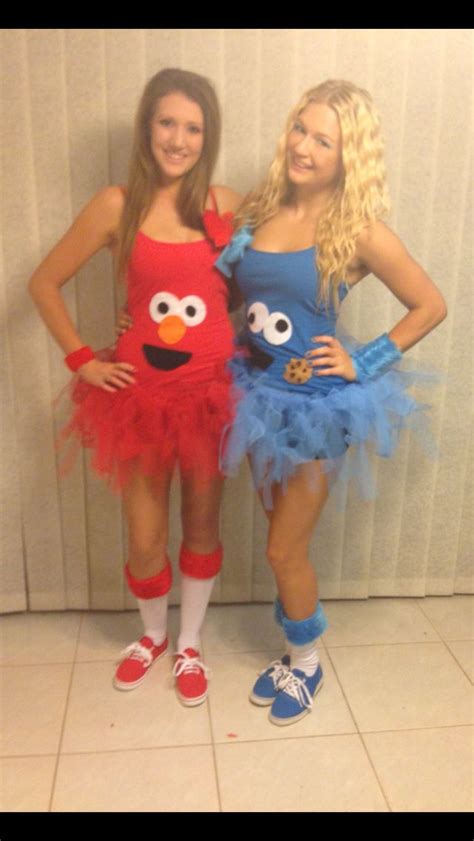 Best baby monster halloween costume : Elmo and Cookie Monster costumes for Halloween! #diy # ...