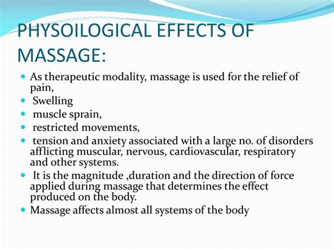 Ppt Massage Powerpoint Presentation Free Download Id2172796