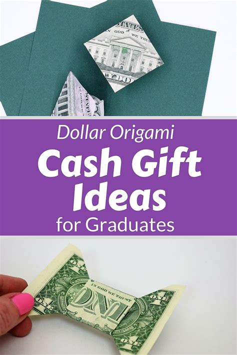 4 Dollar Bill Origami Graduation Money T Ideas Fave Mom