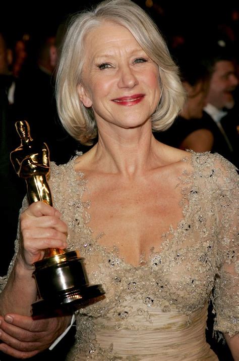 Celebrities Who Won Their First Oscar After Helen Mirren Helen Mirren Oscar Dame Helen