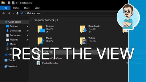 How To Reset File Explorer View In Windows 10 Youtube
