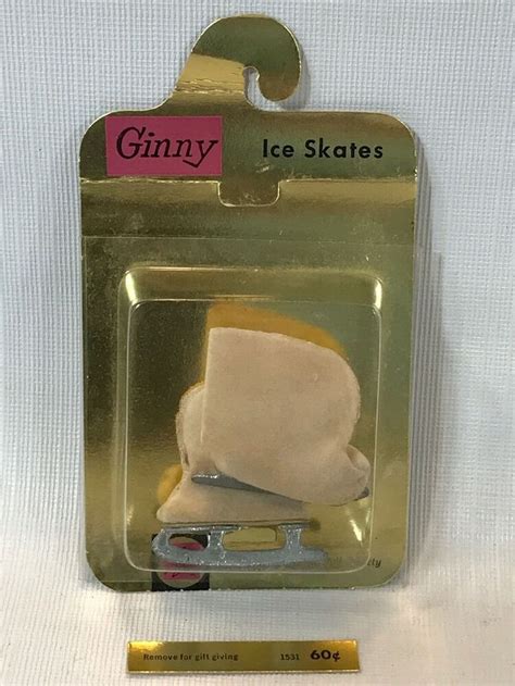 1950s Vogue Ginny Doll Ice Skates In Original Package Vogue Ice