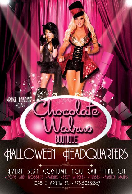 Flyer Design For Chocolate Walrus Reno Nv Halloween Headquarters