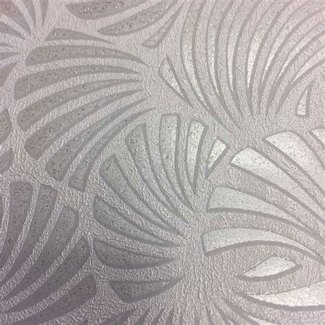 Geometric Shells Wallpaper Modern Luxury Textured Vinyl Glitter Paste ...