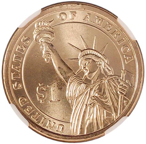 2007 D George Washington 1 Ms Presidential Dollars Ngc