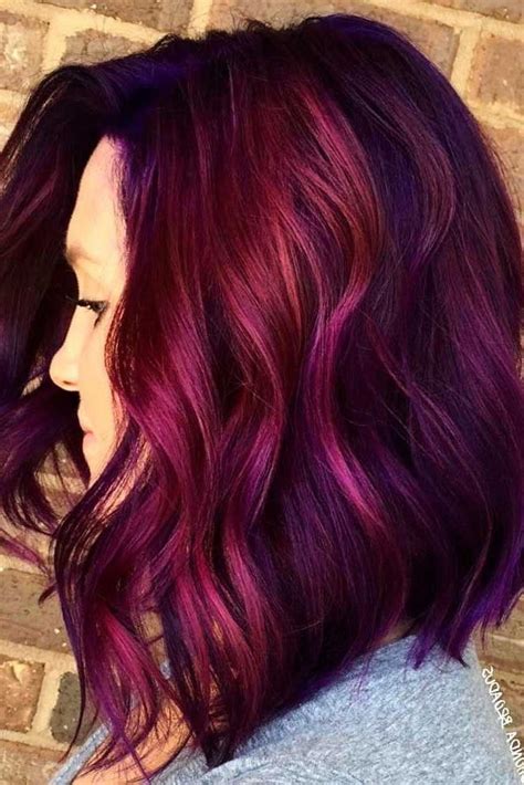 Purple Hair Dye For Brunettes Fashion Style