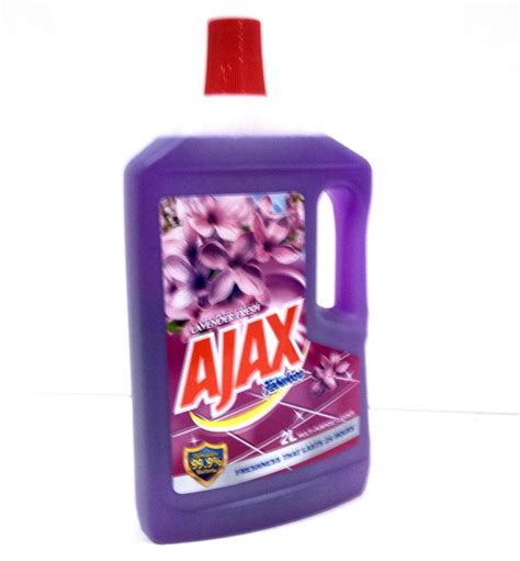 Now in a 100% recycled bottle. Ajax Floor Cleaner Lavender - Cleaning