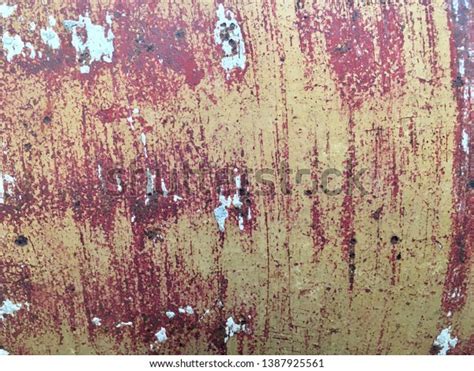 Old Paint Metal Texture Background Abstract Stock Photo 1387925561