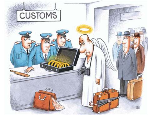 Funny Collection English Cartoon Customs