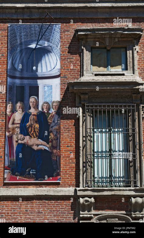 Milan Italy Poster Of The Brera Madonna Painting By Piero Della