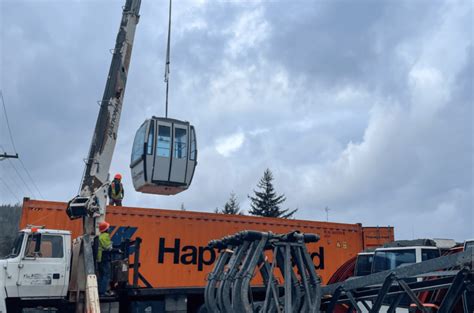 Eaglecrest Ski Areas New Gondola Arrives In Juneau Ak Design Work Currently On Track