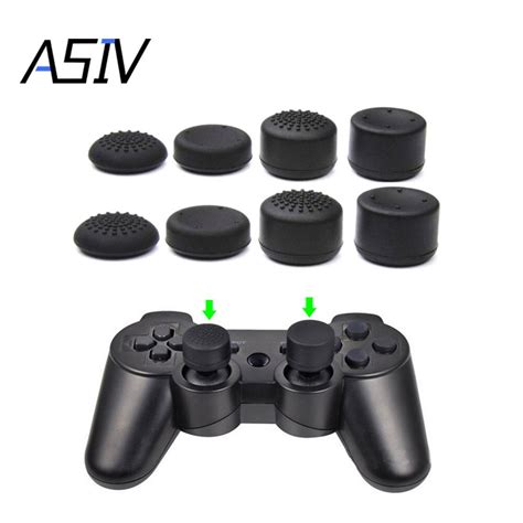 8 Pcs Rubber Silicone Cap Thumbstick Thumb Stick Cover Case Skin