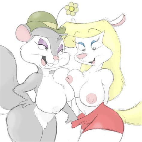 Rule 34 Animaniacs Anthro Areola Big Breasts Blonde Hair Breasts