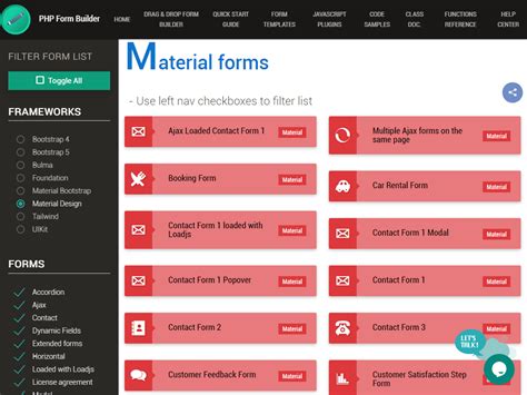 Bootstrap Forms Templates Php Form Builder