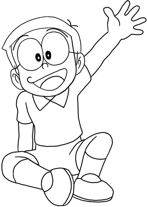 How To Draw Nobita Nobi From Doraemon With Easy Drawing Tutorial How To