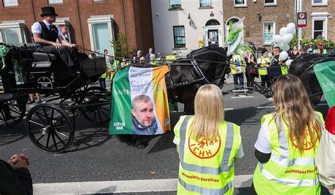Mourners Gather As Dublin Councillor And Homeless Campaigner Anthony