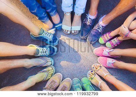 Friends Putting Their Image Photo Free Trial Bigstock