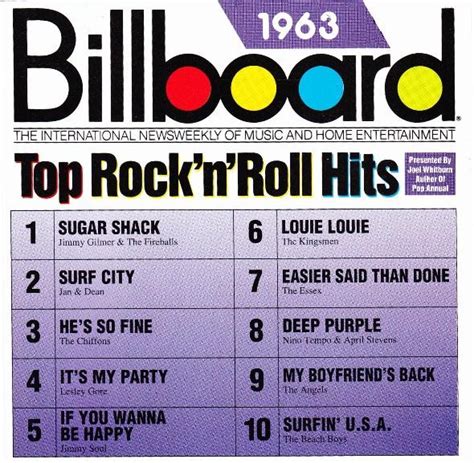 Billboard Top Rocknroll Hits 1963 1993 Cd Discogs