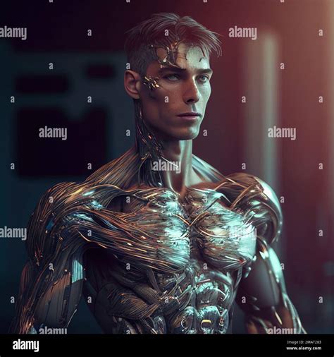 Male Humanoid Robot Stock Photo Alamy