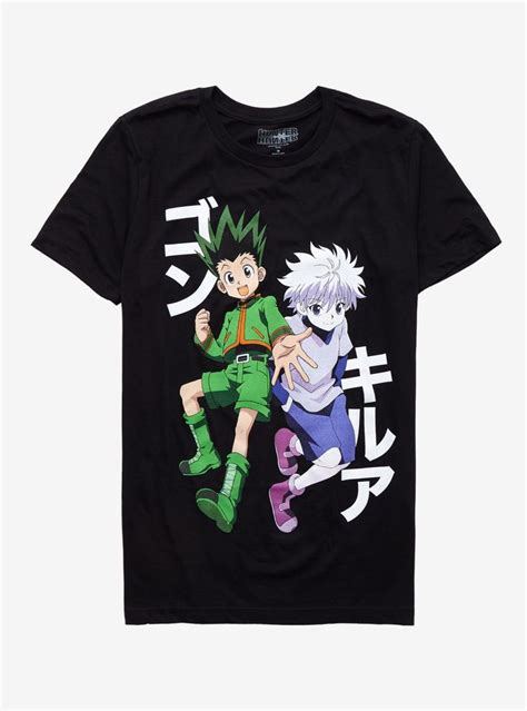 Take Your Favorite Hunter Duo With You On This Black Tee From Hunter X