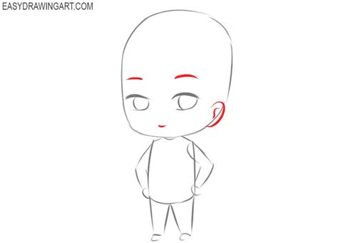 How To Draw A Chibi Character Easy Drawing Art