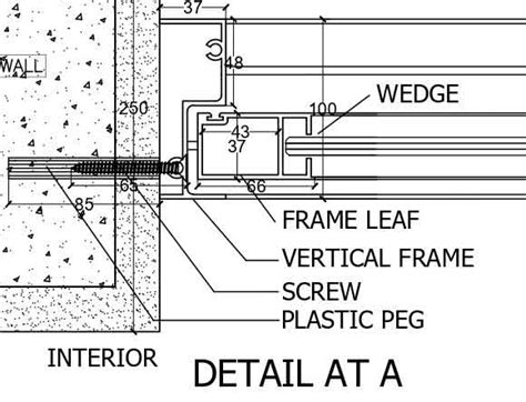 Aluminium Window Section Details