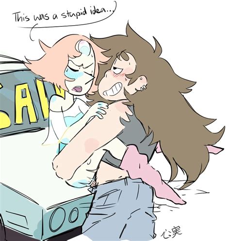 Rule 34 Blush Car Fully Clothed Greg Universe Molchuuniya Pearl Steven Universe Steven