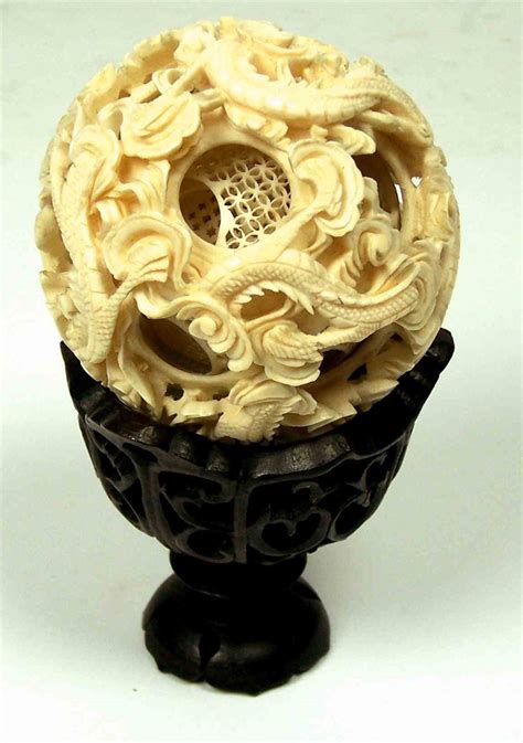Lot 83 A Chinese Carved Ivory Puzzle Ball