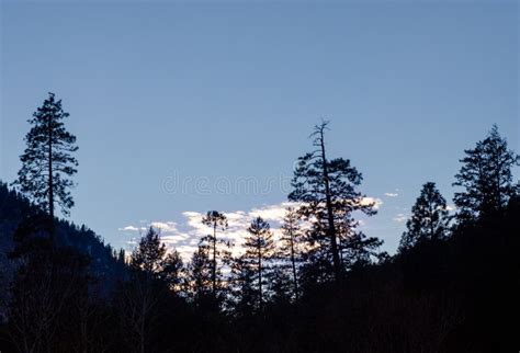 Beautiful Sunset At Yosemite National Park California Stock Photo