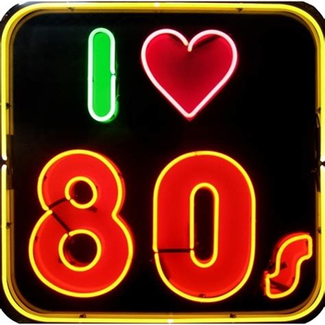 I Love The 80s Neon Sign