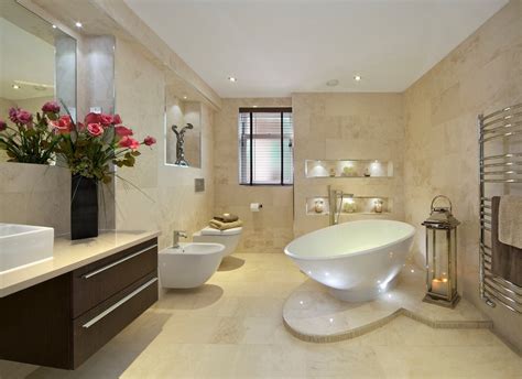 Travertine bathroom countertop or limestone Sparkling Travertine Tile Bathrooms Bathroom Transitional ...
