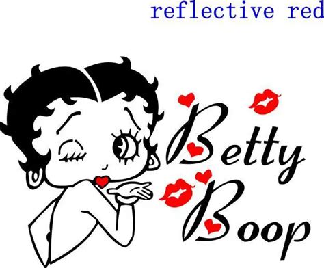 Betty Boop Vinyl Car Decals Decal Vinyl Sticker Reflective Silver On