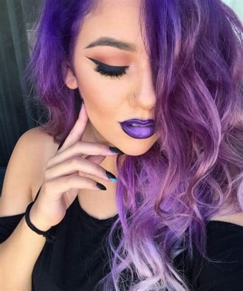 50 flattering purple ombre hair color ideas for 2024 my new hairstyles