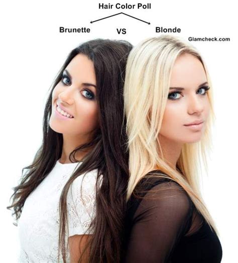 Gorgeous Hair Color Comparison Brunette Vs Blonde