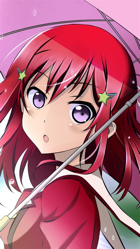 Download 720x1280 Wallpaper Cute Anime Girl Umbrella
