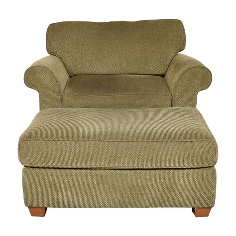 Bloomingdales Roll Arm Chair And A Half With Ottoman 62 Off Kaiyo