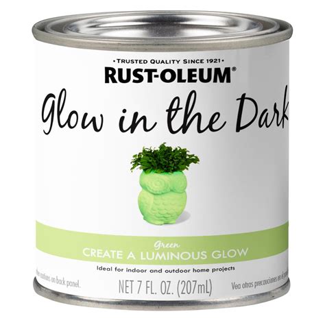 You can either use it to create magical starry skies on bedroom walls or ceilings, add. Rust-Oleum Specialty 7 oz. Glow in the Dark Paint-342317 ...